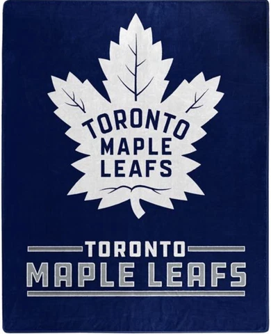 Toronto Maple Leafs NHL 50x60 Silk Touch Throw Blanket High Quality Heavy Fleece Cover
