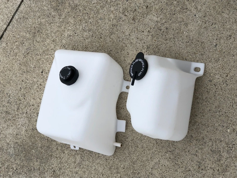 New Monte Carlo SS El Camino Coolant and Washer Fluid Bottle Tank Set with Lids - Image 1 of 1