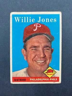 1958 Topps #181 Willie Jones (Philadelphia Phillies)    (B) - Image 1 of 2