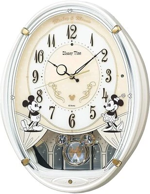 SEIKO CLOCK Mickey Mouse clock 6 songs Mickey Mouse Minnie Mouse FW579W - Image 1 of 4