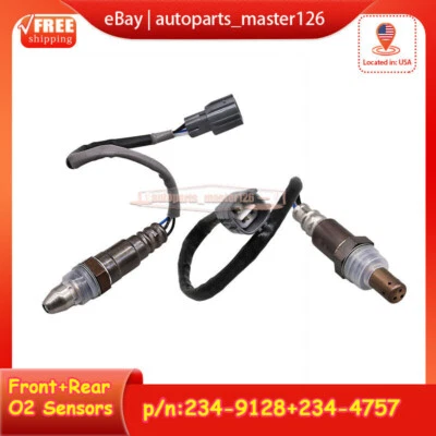 2x Sensor de oxígeno delantero + trasero 234-9128 234-4757 para Toyota Camry 2,5 L 2012-2016 Foto 1 de 4