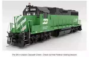 Rapido ~ HO Scale ~ Burlington Northern BN #2164 ~ EMD GP38 ~ Sound & DCC ~38530 - Picture 1 of 2