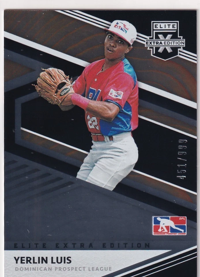 2020 ELITE EXTRA RC YERLIN LUIS /999 ROOKIE DOMINICAN PROSPECT BZ-4967 - Image 1 of 1