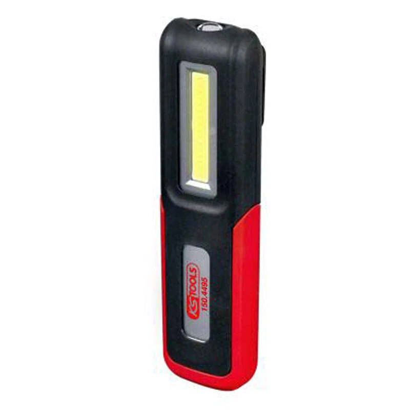 KS Tools 3W LED Werkstatt-Handlampe - Schwarz/Rot
