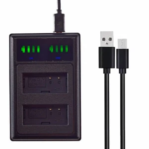 USB dual BLN-1 Battery charger for Olympus OMD E-M5 M-5 M5 II E-M1 PEN E-P5 EP5 - Picture 1 of 6