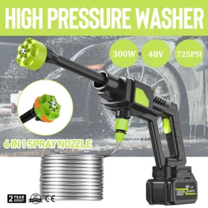 Pistola pulverizadora de agua inalámbrica de 2 baterías limpiadora portátil de alta presión para autos EE. UU. - Imagen 1 de 11