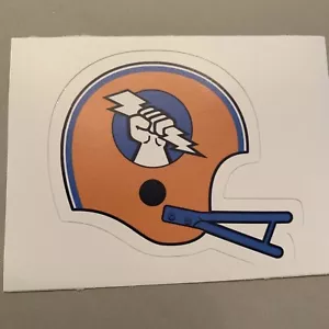 Oakland Invaders Aufkleber HELM selten USFL Logo 3,2"" x 2,8"" Fußball - Bild 1 von 1