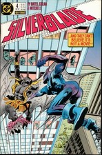 Silverblade #4 FN/VF 7.0 1987 Stock Image