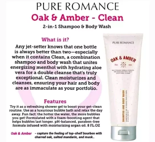 Pure Romance Clean - Roble y ámbar venta al por menor $24 Foto 1 de 1