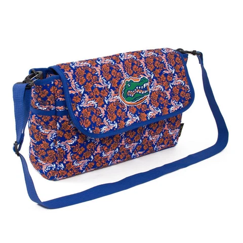 University of Florida Gators Messenger Bag Quilted Bloom Shoulder Tote Cover