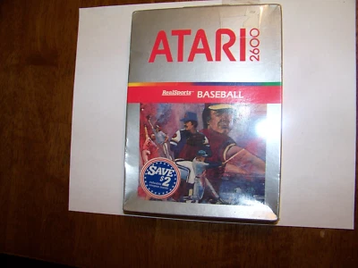 Atari 2600 Baseball Game Cartridge New Sealed in Box - Image 1 of 2