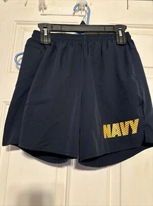 Official Official Navy  swim shorts gold lettering. Size L - Picture 1 of 7