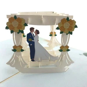 Wedding Arbour Pop-Up Card - Picture 1 of 5