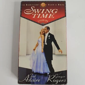 Swing Time VHS Tape Ginger Rogers & Fred Astaire 1936 Musical Romance Movie B&W - Picture 1 of 8
