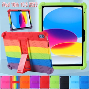 Per Apple iPad 10° 10.9 2022 Custodia Morbida Silicone Protezione Antiurto Cover - Foto 1 di 21