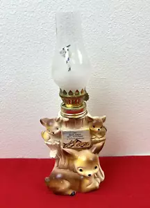 Vintage anthropomorphe Bambi Hirsch große Augen Mini Öllampe Badlands Souvenir Japan - Bild 1 von 6