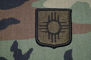 Auténtico Parche Militar de Costura Sometida del Ejército de los Estados Unidos Guardia Nacional de Nuevo México BDU - Imagen 1 de 1