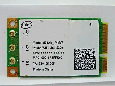 iNTEL 533ANMMW WIRELESS WiFi LINK ADAPTER  #GK228 - Image 1 of 2