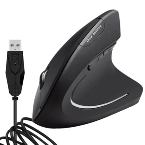 USB Wired Ergonomic Vertical Mouse 1000//1600DPI 6-Keys Optical Mice f PC Laptop - Picture 1 of 1