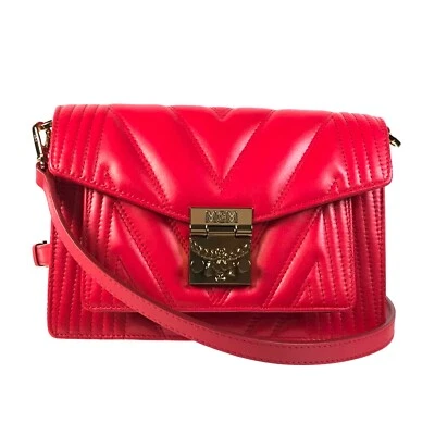 New MCM Quilted Leather Crossbody Bag - Image 1 of 4