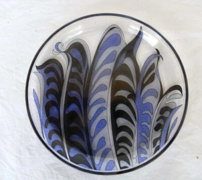 RARE Emilio Pucci for Rosenthal Studio-Line Decorative Charger GLASS Plate - Image 1 of 2