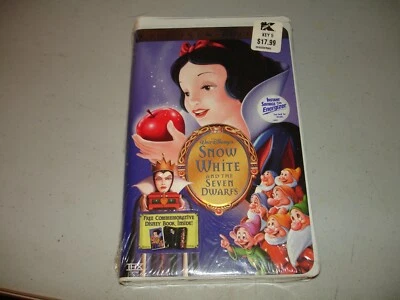 Snow White and the Seven Dwarfs (VHS, 2001, Platinum Edition) Brand New, Sealed - Image 1 of 3