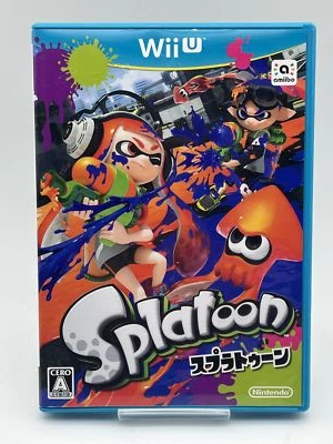 Nintendo Wii U "Splatoon" game Software amiibo / Japanese ver. From Japan - Image 1 of 4