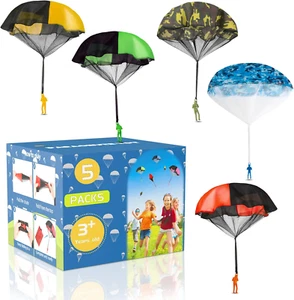 Army Parachute Toy for Kids Outdoor Toys, Tangle Free Figures Flying Toy for Kid - Picture 1 of 12