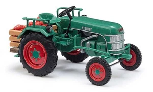 Busch 40070 tractor Kramer KL11 con caja de manzanas, H0 - Imagen 1 de 1