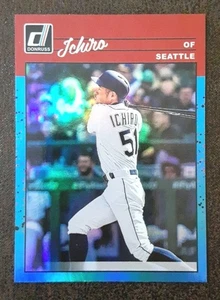 ICHIRO SUZUKI 2023 Donruss #266 Retro Blue Holo Mariners.  C2D - Picture 1 of 3