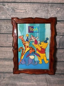 Vintage Winnie Puuh und Freunde Holz Wandrelief - Eeyore, Tigger, Holz erhöht - Bild 1 von 7