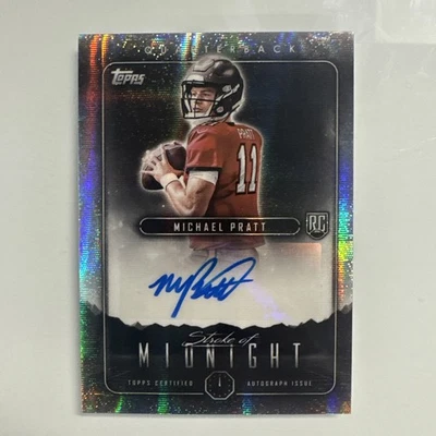 2024 Midnight Michael Pratt Rc Rookie Auto Buccaneers - Image 1 of 2