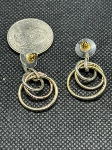 đ„Gold & Silber Multi-Hoop Lagenlook Ringe OhrhĂ€nger OhrhĂ€nger - Bild 1 von 6