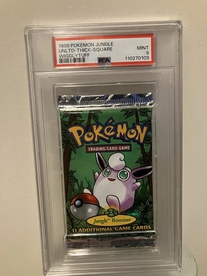 1999 Pokemon Jungle Booster Unlimited Толстый Квадратный Wigglytuff - Изображение 1 из 2