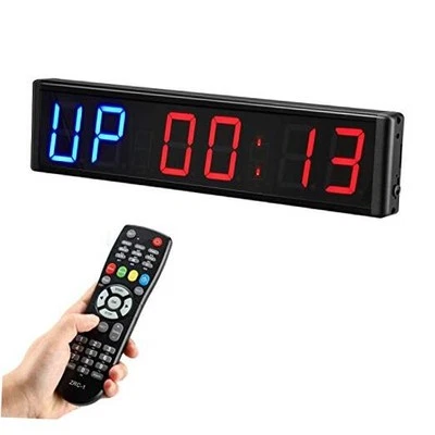 Temporizador de intervalos GIMNASIOLED Fitness Gimnasio Hogar Tabata MMA Boxeo Cuenta atrás y arriba  Foto 1 de 4