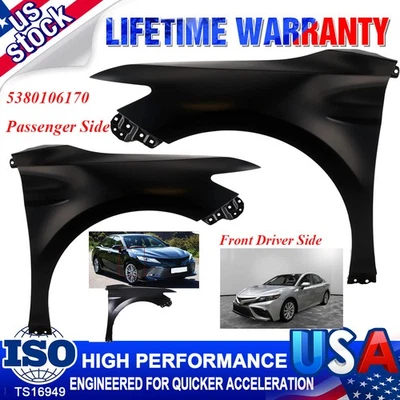 Guardabarros para Toyota Camry 2018 2019 2020 2021-2024 conductor delantero + lado del pasajero EE. UU. Foto 1 de 4