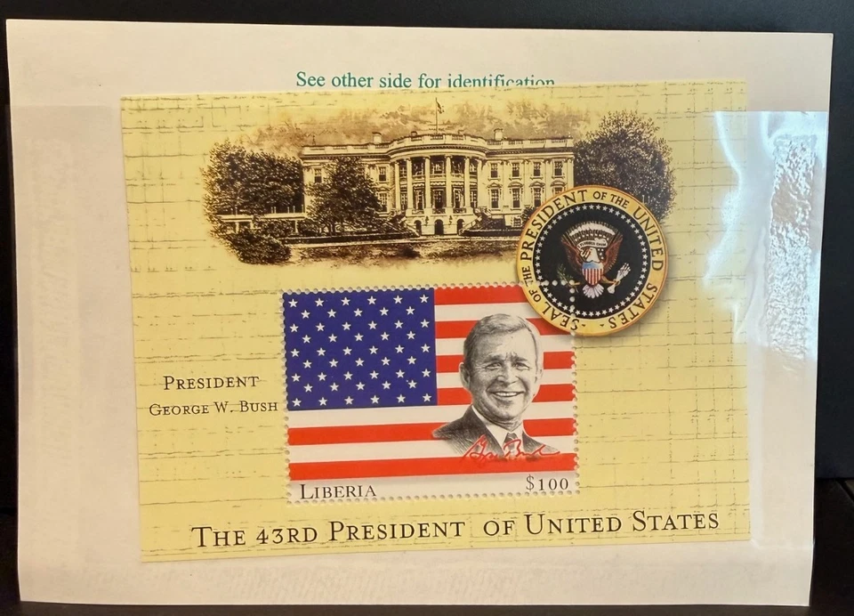 LIBERIA - George W Bush, 43rd President of the United States - 2001 --b - Image 1 of 1