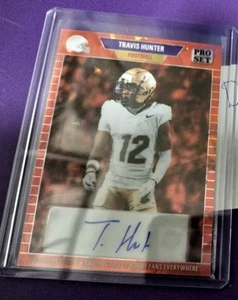 2024 Proset - Double Sided Auto Travis Hunter, Tetairoa McMillan 4/9 Nfl Draft - Picture 1 of 2