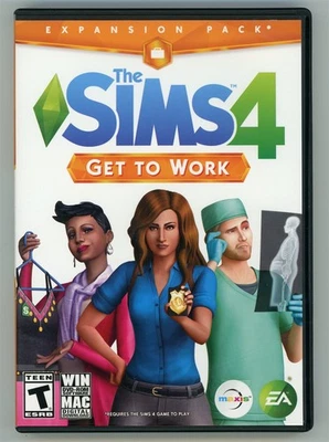 The Sims 4 Get To Work (PC, 2015) Complete TESTED w/Key  - Image 1 of 3