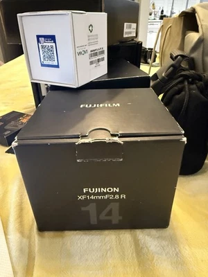 Fujifilm Fujinon XF 14mm F/2.8 R Super EBC Lens Black Excellent Condition #2 - Image 1 of 4