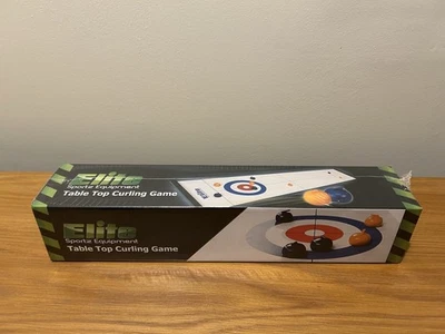 Tabletop Curling Game Magnetic Indoor Board Game with 8 Stones - Image 1 of 2