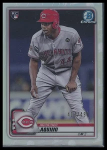 Réfracteur Bowman Chrome #79 Aristides Aquino 2020 #/499 - Photo 1/2