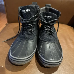 Sperry Herren Huntington Duck Stiefel grau/schwarz Wolle Top Gr. 9 wasserabweisend - Bild 1 von 12