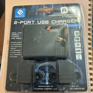 EZ Collection Smart Charging System 2 Port USB Charger Version A 6FD-B Unopened - Picture 1 of 7