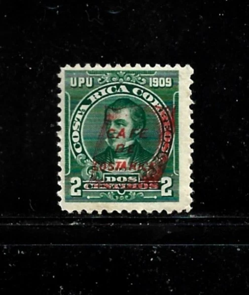 Costa Rica Stamp-Scott # 111d- 2c-Mint/VLH-OG-1922-Overprinted - Image 1 of 1