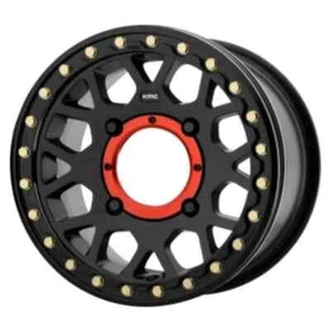 Rueda KMC KS235 Granada Beadlock Satinado Negro 15x6 4/110 5+1 UTV SXS - Imagen 1 de 1