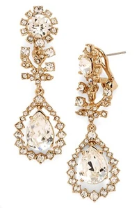 Marchesa Crystal Drop Earrings - Picture 1 of 1