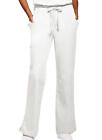 Cherokee Workwear Flare Leg Drawstring Pants White 4101 WHTW 