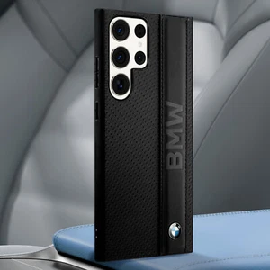 BMW Leather Case for Galaxy S23 Ultra Anti-Shock Thin and Light Profile - Picture 1 of 5
