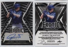 2023 Leaf Exotic Zebra Prismatic /9 James Triantos #BA-JT1 Auto